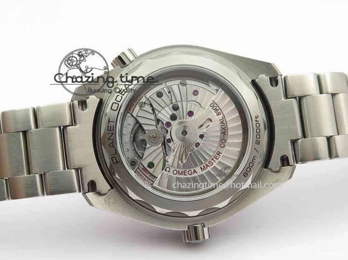 0211 Stretchable Planet Ocean 2016 43.5mm SS OM 1:1 Best Edition Gray Dial On SS Bracelet A 8163